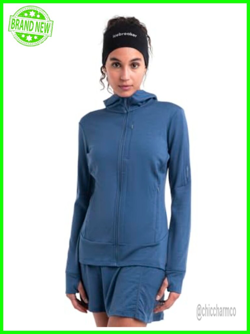 Merino 260 Quantum LS Zip Hoodie Slim Fit Wool Mid Layer